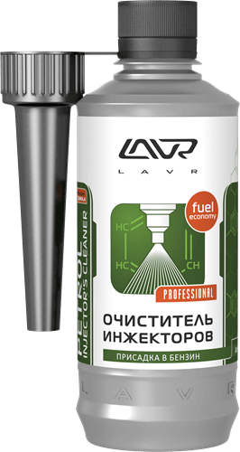 LAVR LN2109 Очиститель инжекторов присадка в бензин (на 40-60л)   310мл