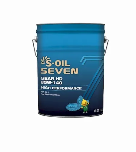 S-OIL 7 GEAR HD 85W-140 GL-5 (ведро 20л) Масло трансмиссионное