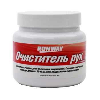 Runway Очитститель рук с абразивом,  банка 450 ml