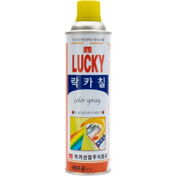 LUCKY 350 Краска-аэрозоль Жёлтая,  530мл