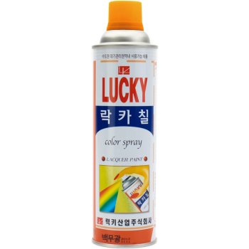 LUCKY Краска-аэрозоль Оранжевая,  530мл