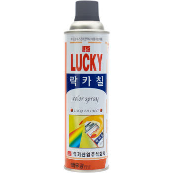 LUCKY 342 Краска-аэрозоль Серая Тёмная,  530мл