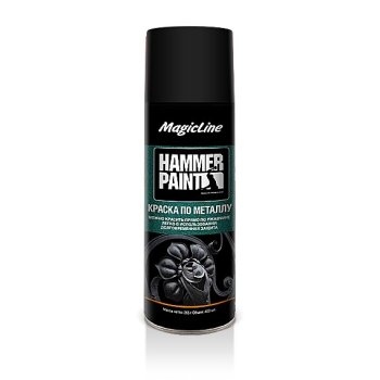 MagicLine Краска-аэрозоль по металлу,  Чёрная 265г