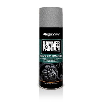 MagicLine Краска-аэрозоль по металлу, Серебристая 265г