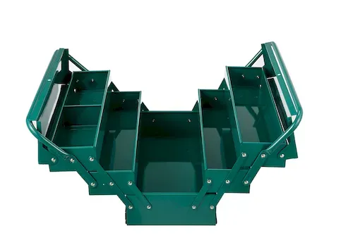 T-STOP Ящик под инструмент трёхполочный железный 500x200x240 mm
