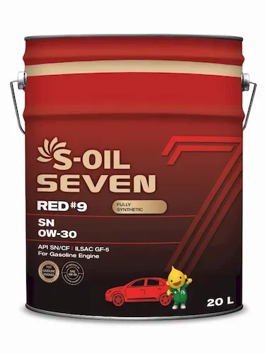 S-OIL 7 RED #9 SN/CF 0W-30 Fully Synthetic (ведро 20л)